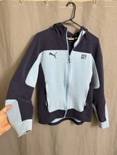 Manchester City FC zip up jacket mens size medium