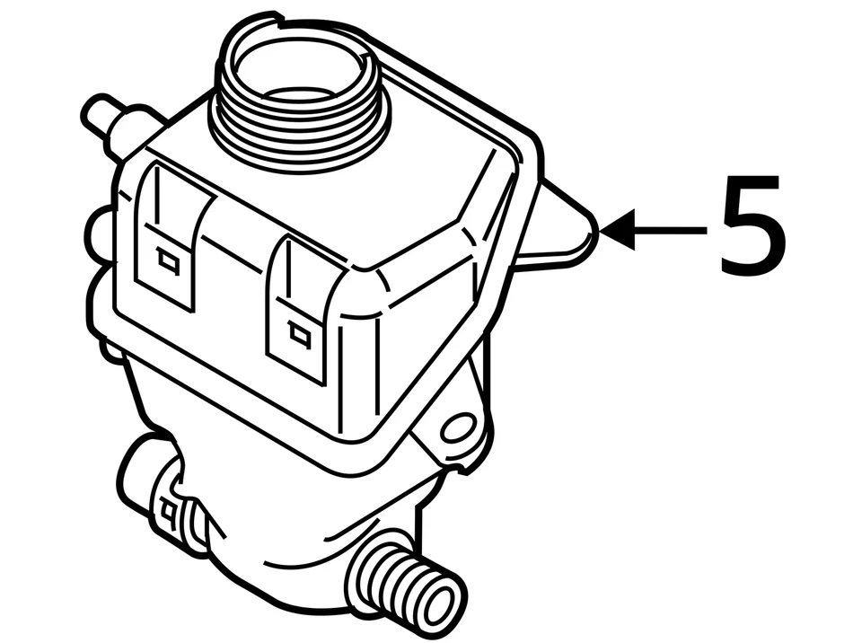 Coolant Reservoir Intercooler Fits 12-16 18-20 BMW M5 6776858 Foto 4 de 4