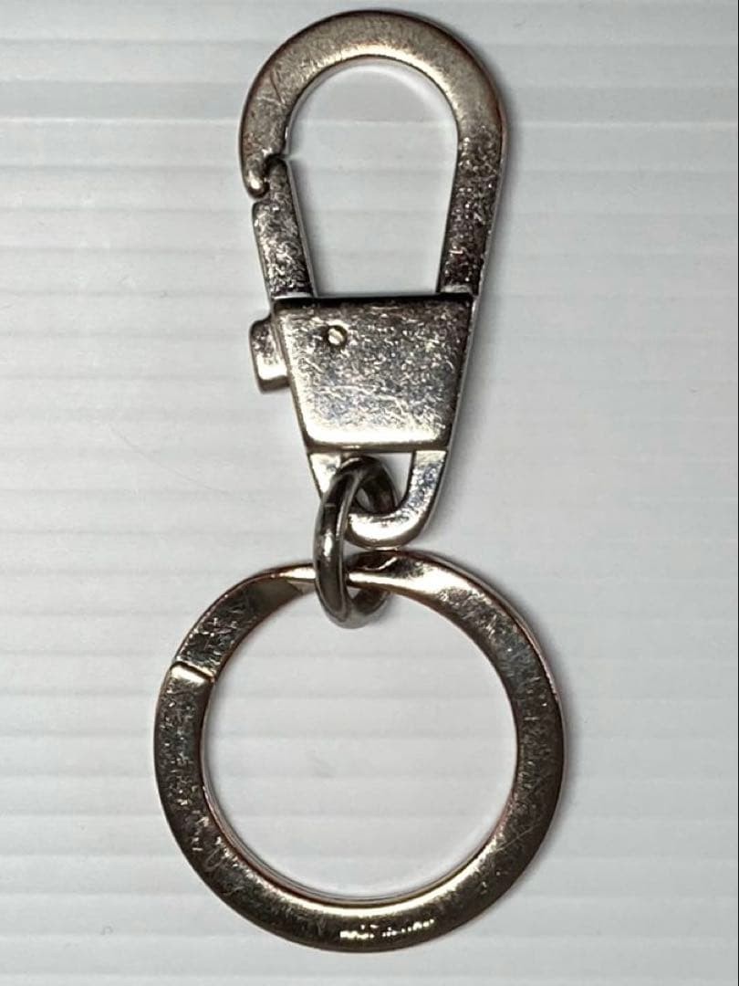 Gucci Shima Leather Key Ring Interlocking Black w… - image 12