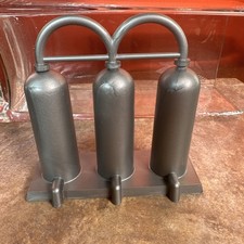 Marx Atomic Cape Canaveral Play Set Space Fuel Tanks Silver Vintage