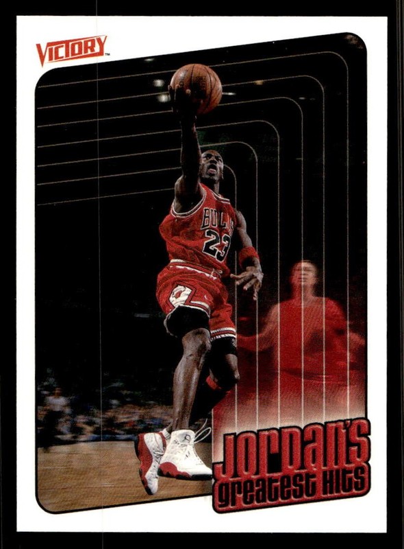 1999-00 UD Victory #404 Michael Jordan Chicago Bulls Jordan's Greatest Hits MINT