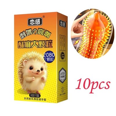 10-30x Adult Sensitive Orgasm Thin Latex Condoms Dotted Ribbed Stimulate Vaginal