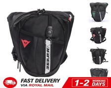Moto Leather Logo Bag Motorcycle Leg Belly Pack Shoulder Backpack Storage