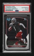 PSA/DNA 2022 Bowman U Chrome Cam Ward Cameron #34 Certified Authentic Auto 14kb