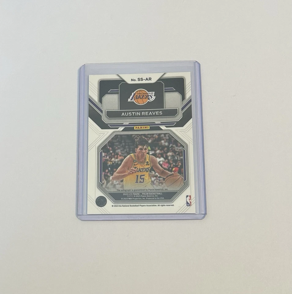 Austin Reaves 22-23 Panini Prizm Sensational Signatures Autógrafo LA Lakers 🔥 Foto 2 de 2