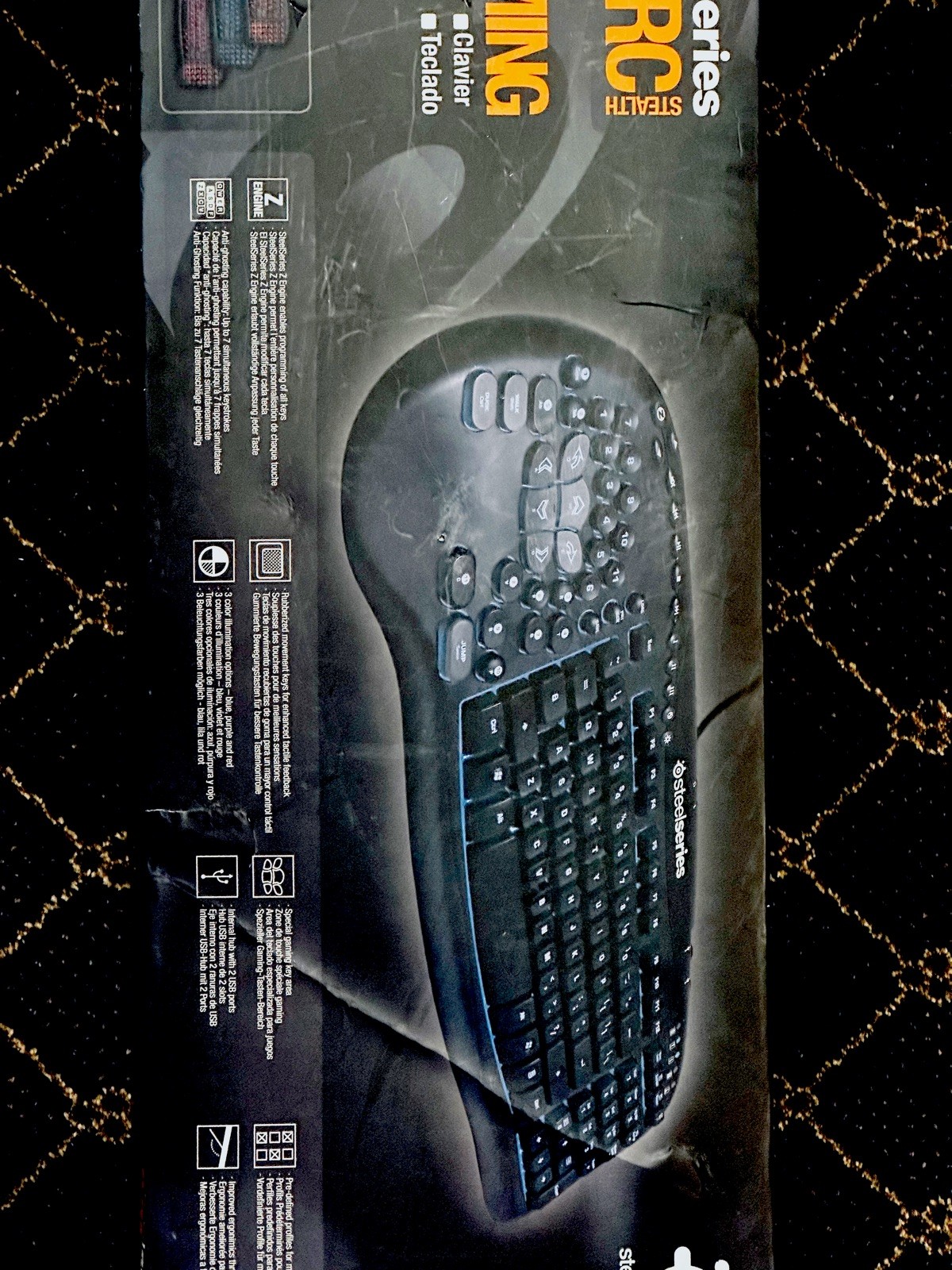 SteelSeries Merc Stealth Gaming Keyboard KUH0702 BRAND NEW