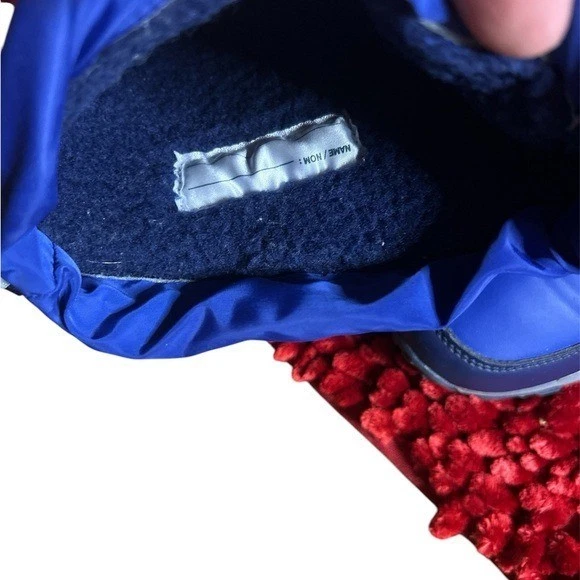 Lands' End синий снег Flurry изолированные зимние ботинки для подростков / подростков размер 2 - Изображение 4 из 4