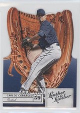 2019 Panini Leather & Lumber Gloves Die-Cut Carlos Carrasco #20 2j2