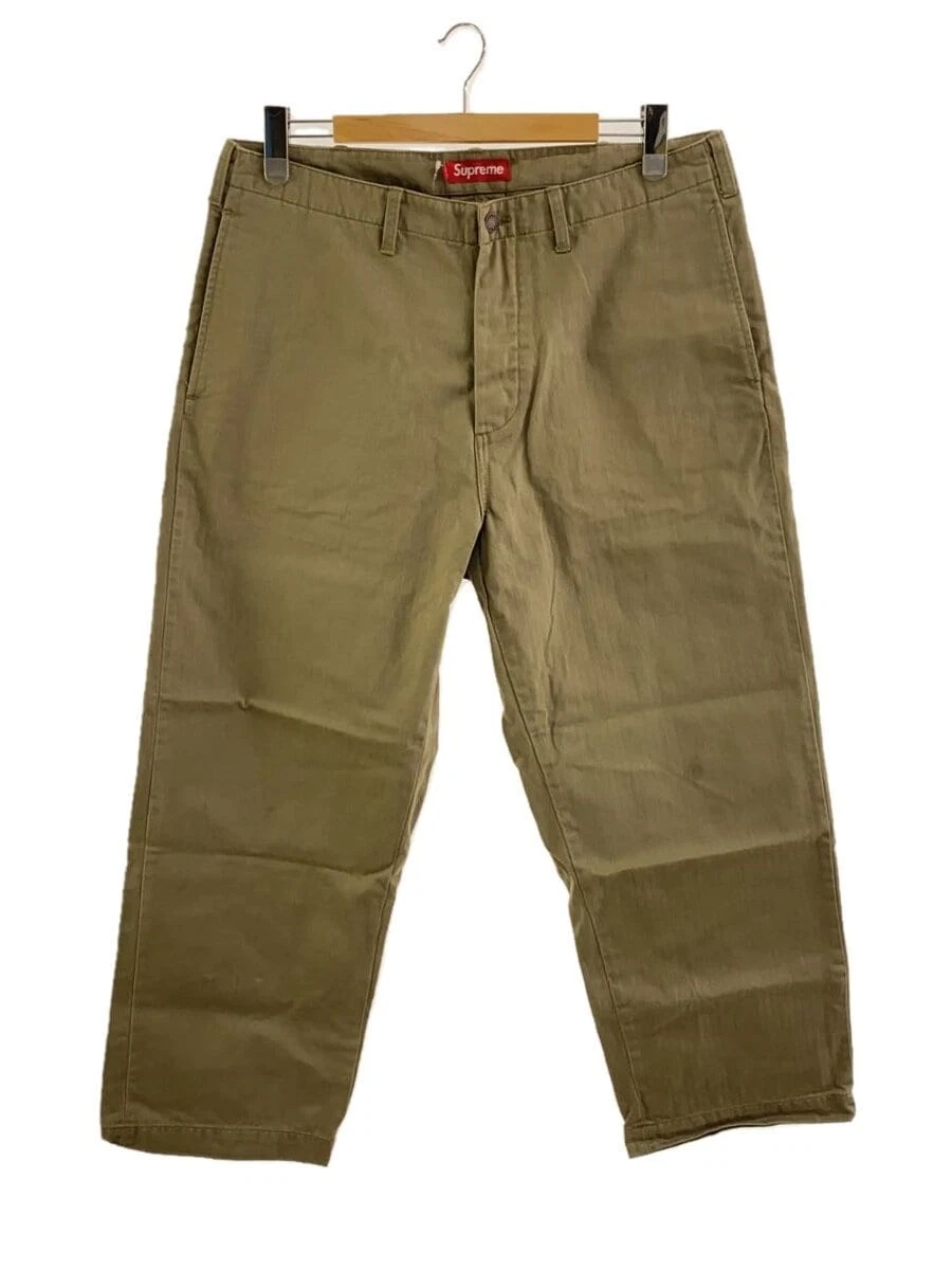 Pantalon chino Supreme kaki 34 occasion