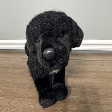 Douglas Cuddle Toy Black Labrador Retriever Puppy Plush Stuffed Animal Dog 12"