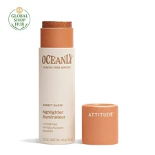Oceanly Lightweight Highlighter Stick, Titanium Dioxide-Free, EWG Verified, Plas