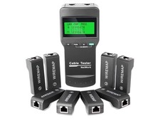 NF-8108M Network LAN Cable Tester Wire Length Tester Cat5 Rj45 Mapper 8