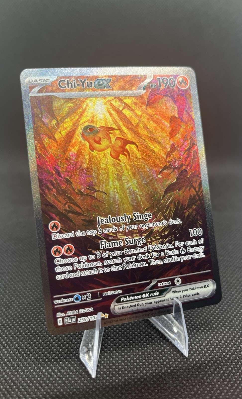 Chi-Yu ex 259/193 Special Illustration Rare Paldea Evolved Pokemon Holo NM
