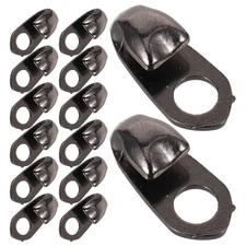 20 Pcs Alloy Boot Lace Hooks Shoe Repair Eyelet Buckles Metal Rivets For Hiking