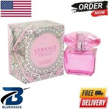 Versace Bright Crystal Absolu Eau De Toilette Natural Spray for Womens 90ml