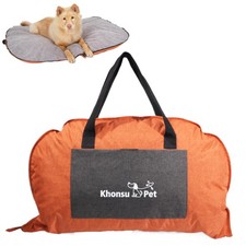 Portable Foldable Dog Bed for Travel Camping and Outdoor Dog Mat with Waterpr...