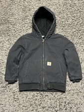 Kids Black Carhartt Jacket Size Small. Great Condition