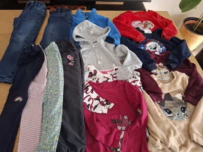 Kleidungspaket Paw Patrol Gr. 110/116 Thermojeans,  Pullover, Leggings