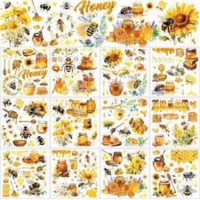 12 Sheets Rub on Transfers for Crafts and Furniture Rub on Transfer Stickers Dec