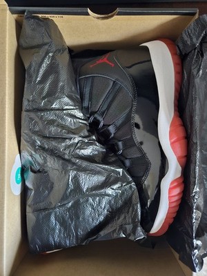 Air Jordan 11 Bred Size 9.5 Mens Black Red