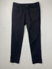 Lululemon ABC Chino Pants Men's 31x30 Black 5-Pocket Warpstreme Slim Fit Stretch