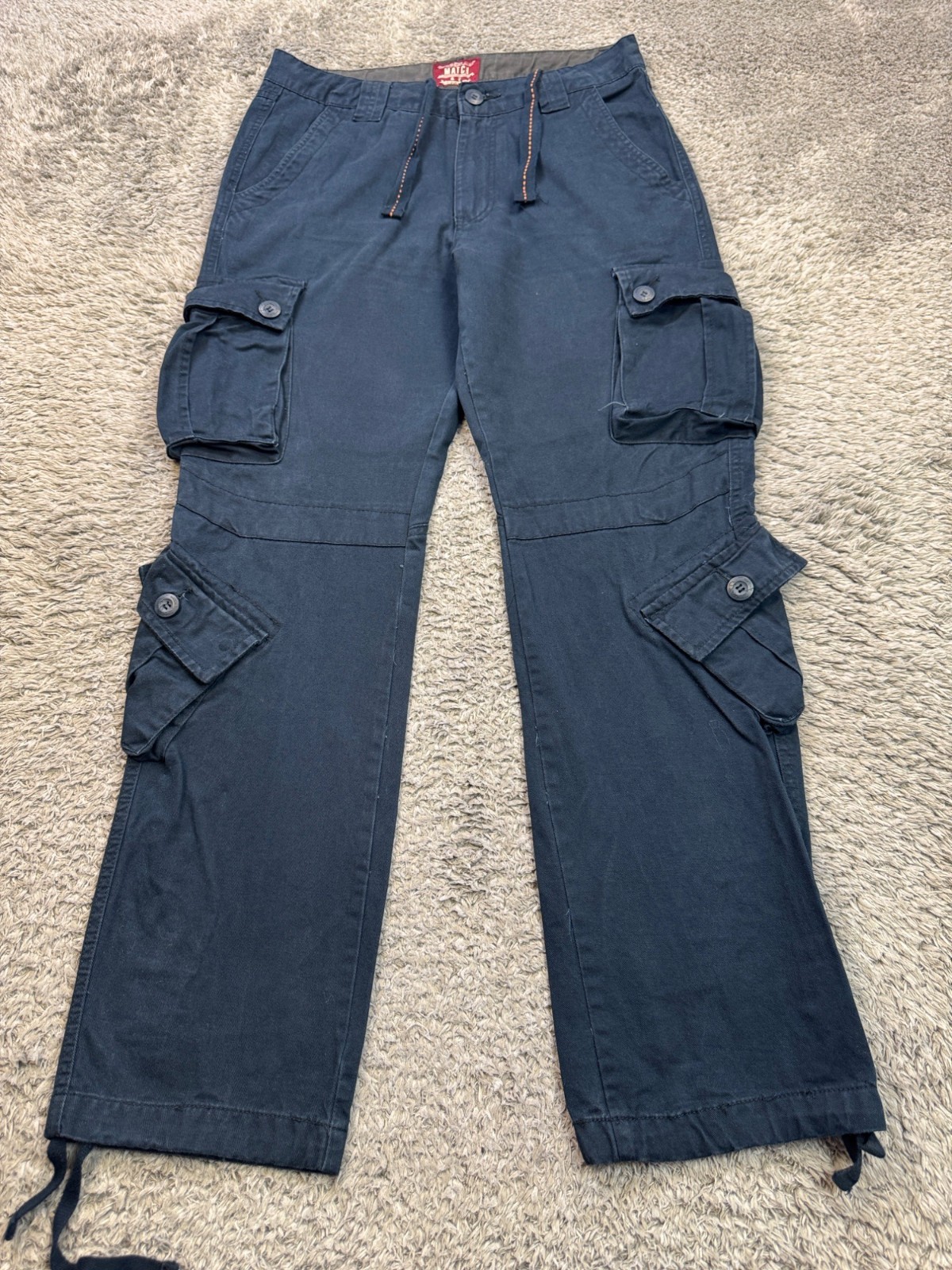 Men's 34x32 Matchstick Cargo Pants Ripstop Military Utility Paratrooper Style