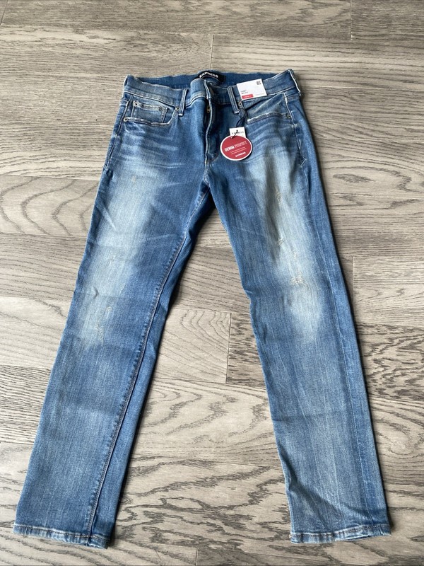 Express Jeans Stretch Denim Perfect Skinny Mid Rise Women's Size 2L