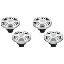 Hertz Marine (2 Pair ) HMX 8 Marine Speakers, RGB LEDs, White Grilles