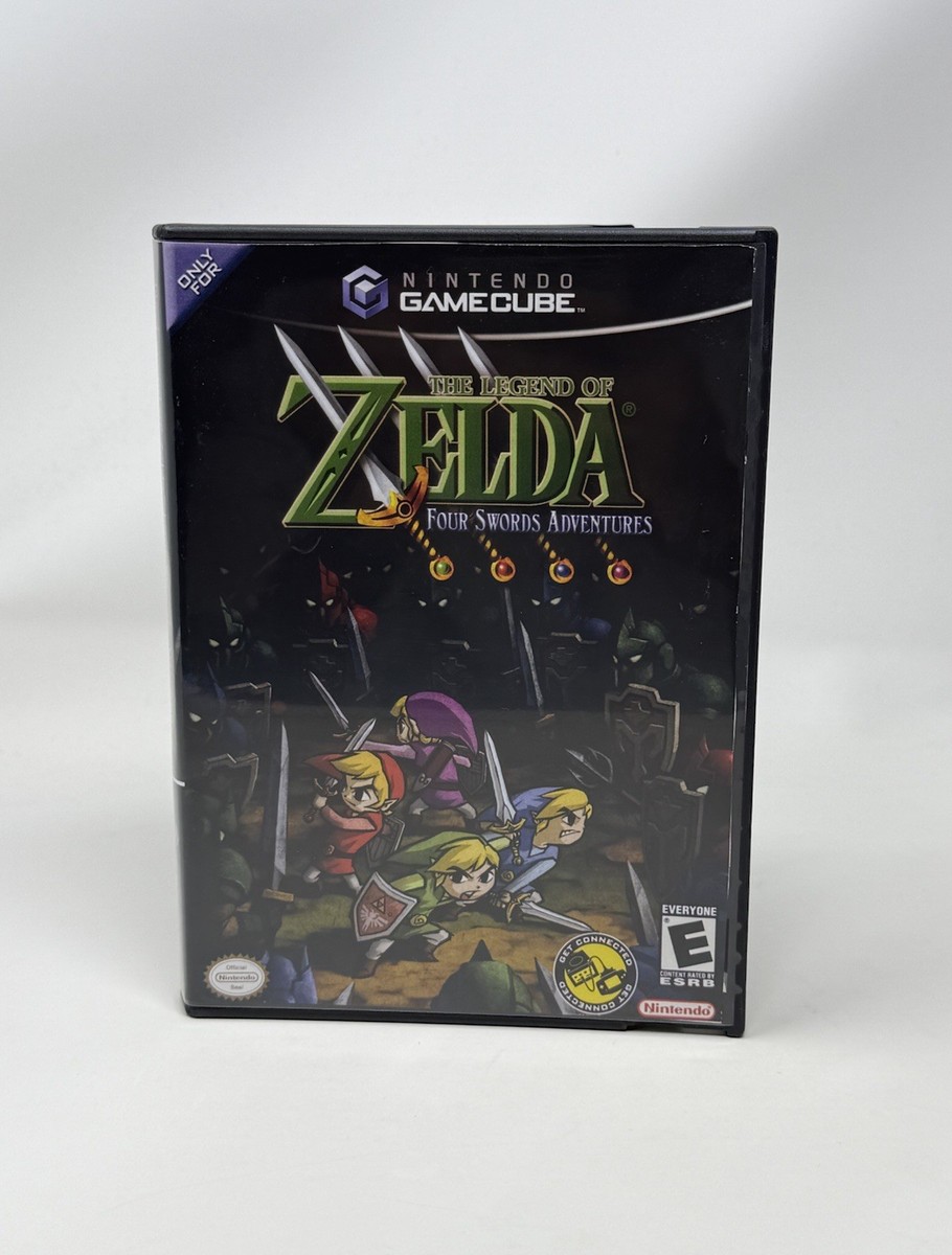 The Legend of Zelda The Four Swords Nintendo GameCube Game & Case
