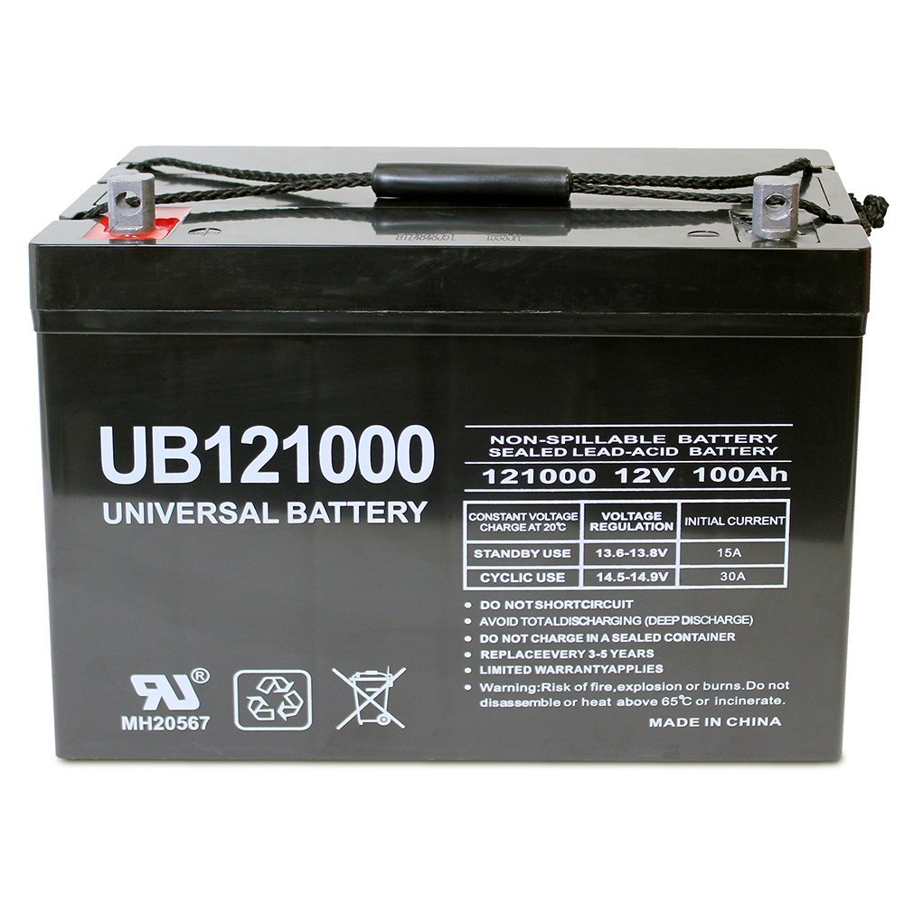 12 Volt - 100 Ah - UB121000 (Group 27) - AGM Battery