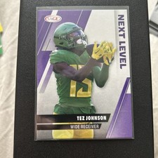 2025 SAGE Football - Tez Johnson - PURPLE - Oregon Ducks - Next Level - #100