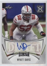 2021 Leaf Draft Auto Wyatt Davis #BA-WD1 Auto 17fn