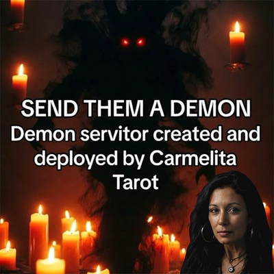 #ad Send Them A Demon Demon Servitor Created To Scare And Prank By Carmelita Tarot $6.66
