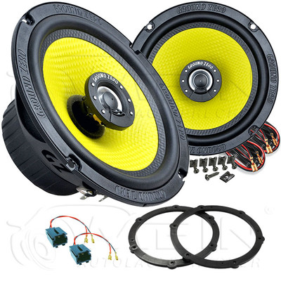 GROUND ZERO LAUTSPRECHER für PEUGEOT 308 I 2007-2015 Front Vorn Tür 130W #A5CH