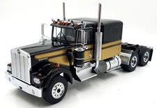 KK Scale Road Kings 1/18 Scale RK180121 - Kenworth W900 - Black