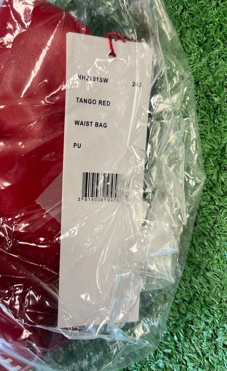 Nuova borsa DS Supreme LACOSTE in vita rossa SS18 autentica da viaggio utility tracolla nuova con etichette