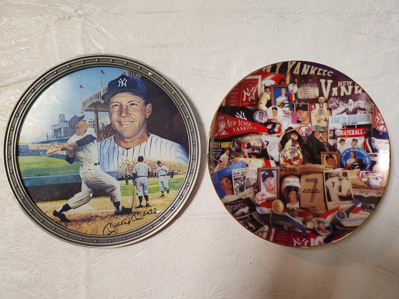 New York Yankees Collector Plates-1995 "Mantle Appreciation Day & 1961 Home Run