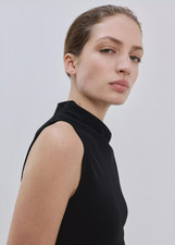 NWT Mango Asymmetrical-neck midi-dress