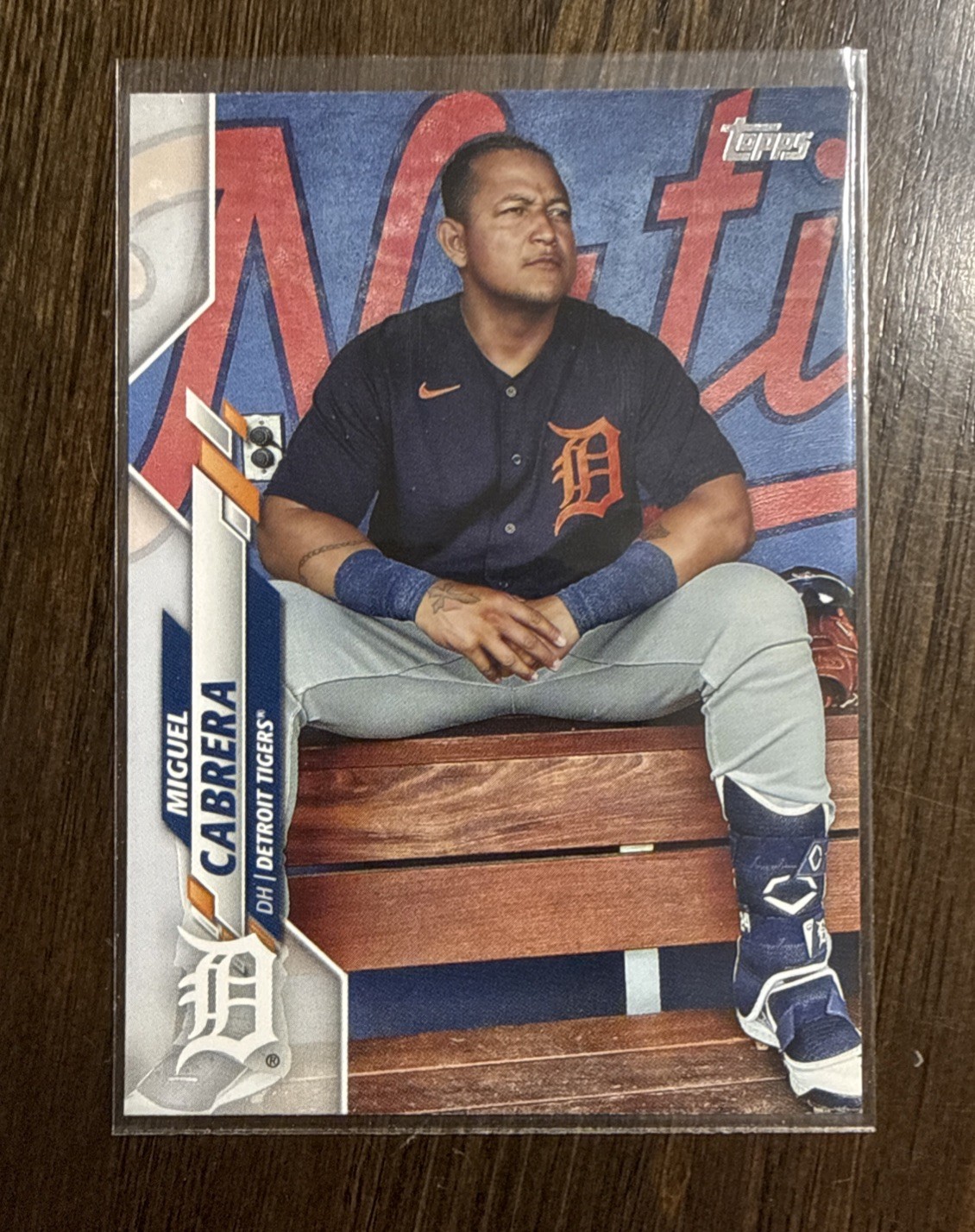 2020 Topps Update Series - SP Photo Variation Miguel Cabrera #U-55 Sitting in...