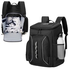 Roller Skate Bag with Large Capacity, Ice Skate Bag Backpack Holds Shoes Up t...