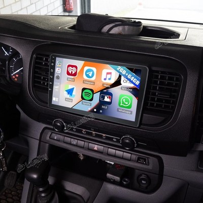 2+64G Carplay Autoradio Für Toyota ProAce Peugeot Expert Android 15 GPS Navi FM