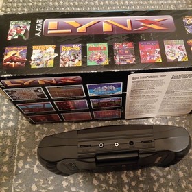 Atari Lynx II Console Bundle with Box, Carrying Case, Cable, & 3 Cartridge Games