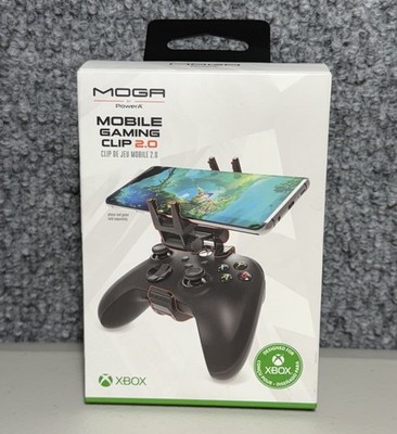 PowerA MOGA Mobile Gaming Clip 2.0 for Xbox Controllers Black Phone Clip Holder
