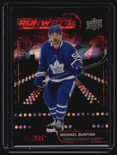 2022-23 Upper Deck Allure #RW-14 Michael Bunting Runways Red #/299