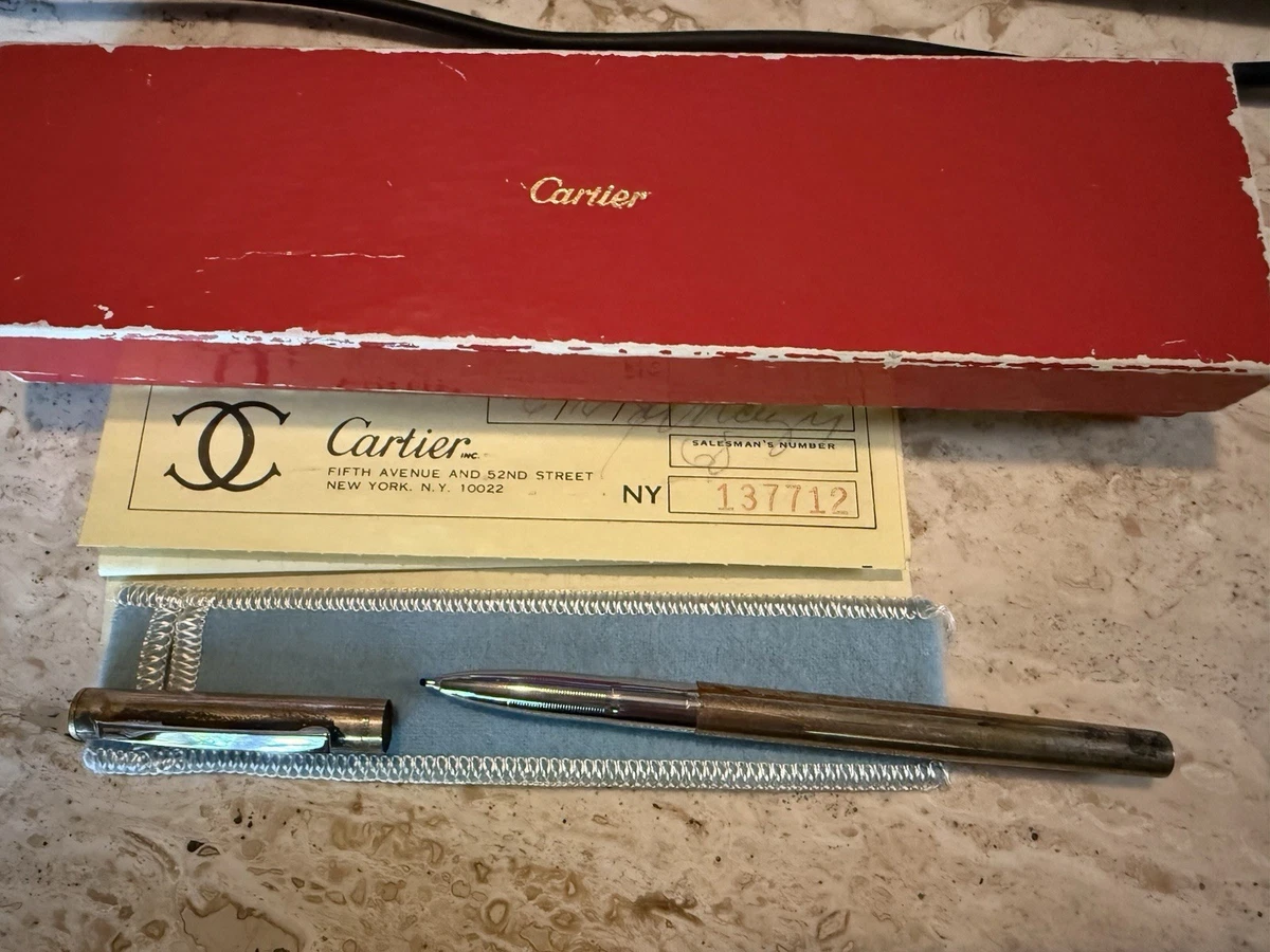 Cartier Silver Collectible Pens for sale | eBay
