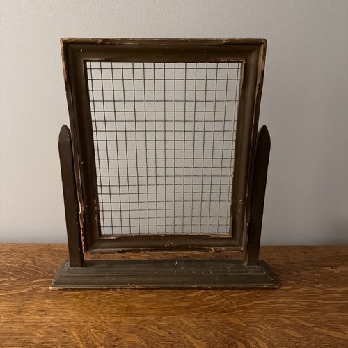 Cornice/portagioie vintage inclinabile in legno stile - Foto 1 di 3