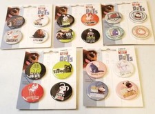 LA VIDA SECRETA DE LAS MASCOTAS ¡Botón Pin Back! ¡Tú eliges tu favorito!