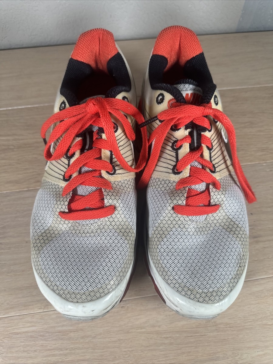 Nike Air Max+ 2010 Mens Size 8 Orange Athletic Running Shoes