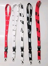 5pack Nike Lanyard Detachable Keychain Badge ID Holder All Different Colors NEW!