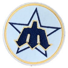 Seattle Mariners 1981 - 1986 Throwback Embroi...